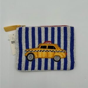 NWT Anthropologie Beaded City Pouch